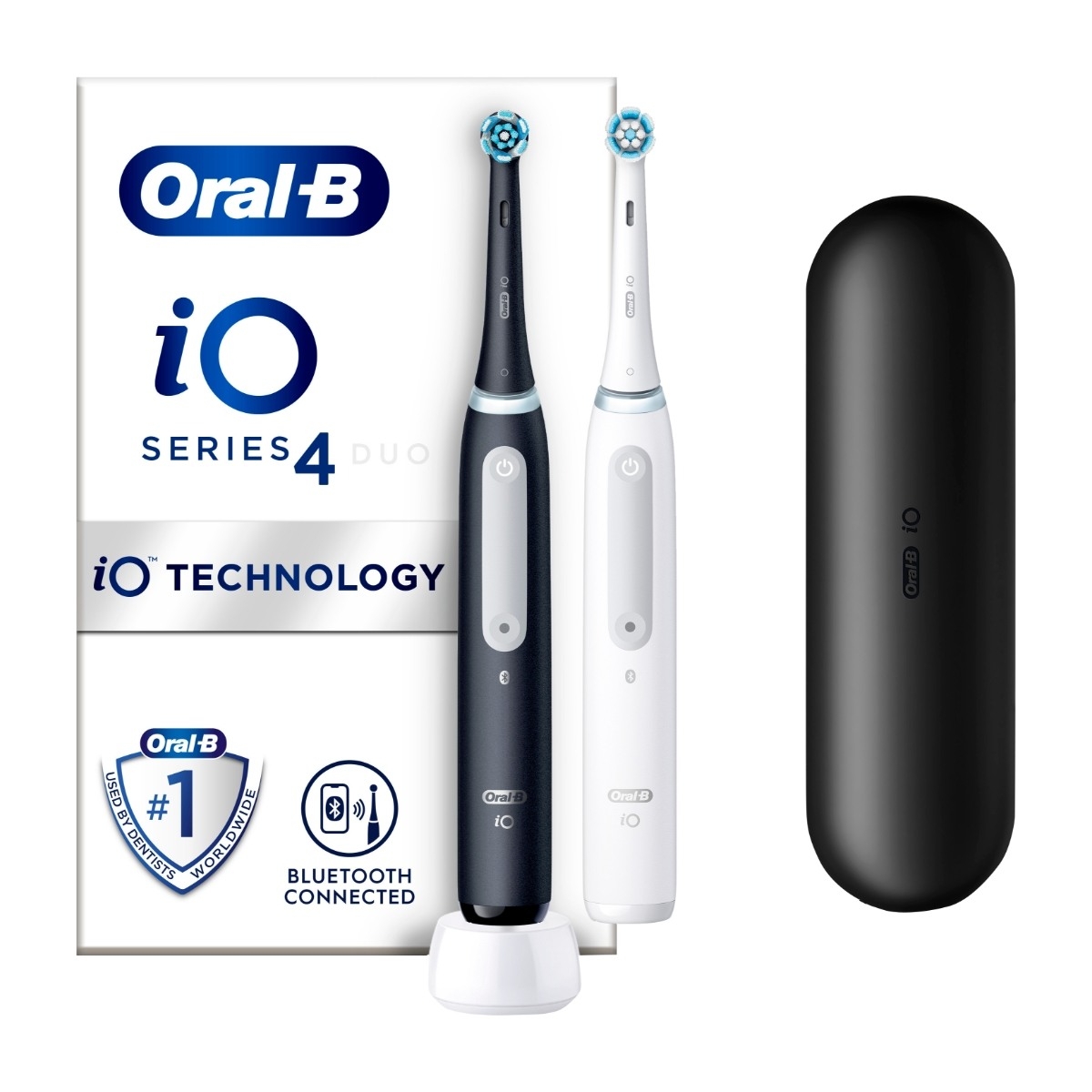 Oral-B iO4 Duo - Black UCB / White SC