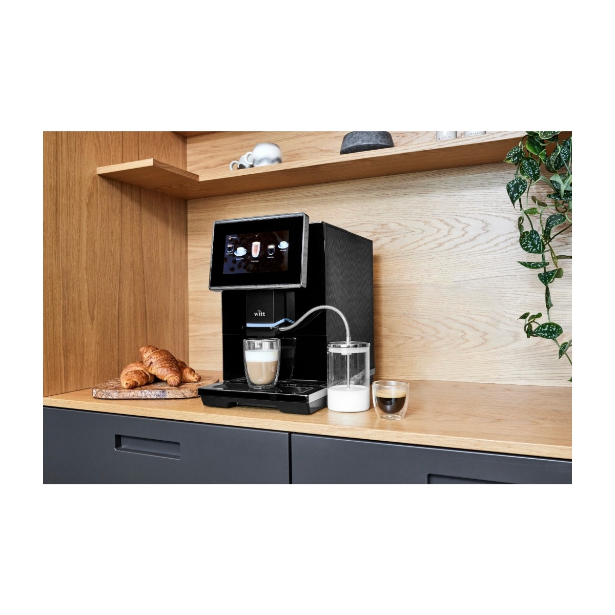Witt Premium espresso espressomaskine, sort billede 7
