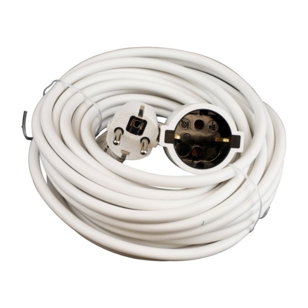 ELETRA SKJØTELEDNING 10M, HVIT Power.no ELETRA SKJØTELEDNING 10M IP44, SORT Power.no