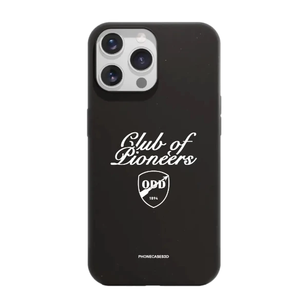 Phonecases3D iPhone 14 Pro Odds Ballklubb kompostoituva suojakuori, musta