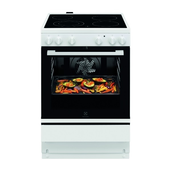 Electrolux 500-serien LKR64004NW keramisk komfur, 230V billede 2