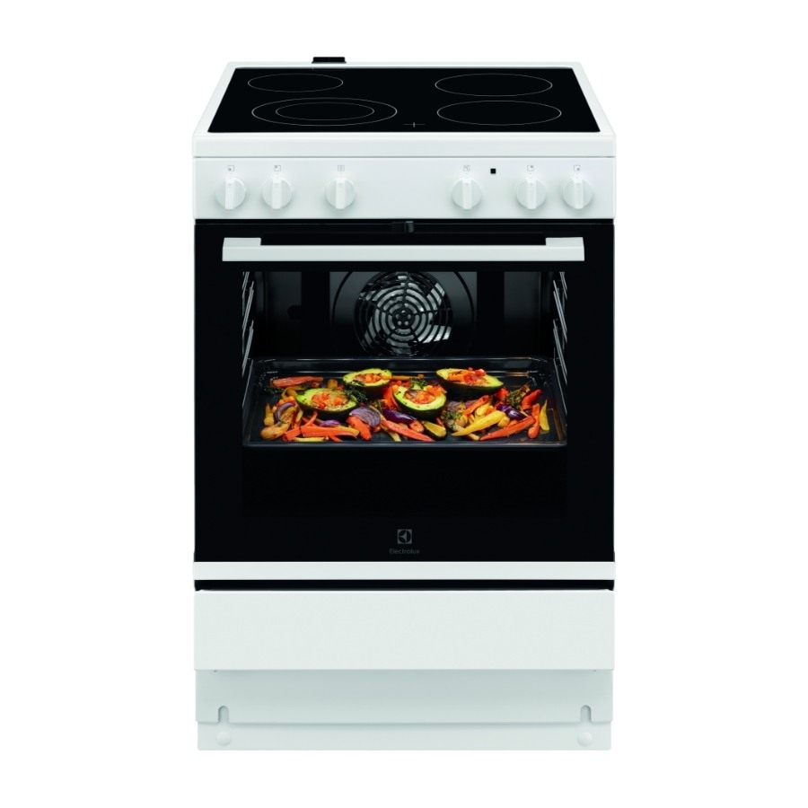 Electrolux 500-serien LKR64004NW keramisk komfur, 230V billede 3