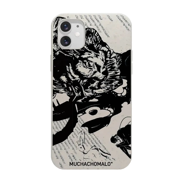 Phonecases3D iPhone 11 Muchacho Malo kompostoituva suojakuori, valkoinen