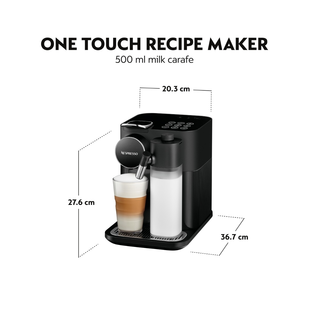 DeLonghi Nespresso Gran Lattissima EN 640.B billede 8