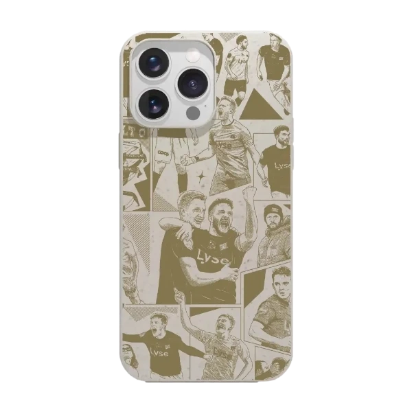 Phonecases3D iPhone 16 Pro Max Viking FK kompostoituva suojakuori, valkoinen