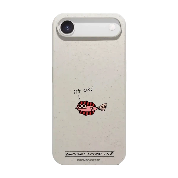 Phonecases3D iPhone Air Maja Säfström kompostoituva suojakuori, valkoinen