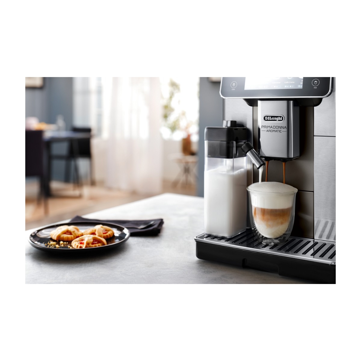DeLonghi PrimaDonna Aromatic ECAM630.75.TM espressomaskine billede 7