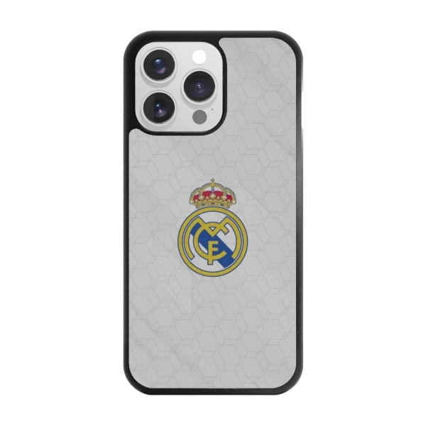 Phonecases3D iPhone 16 Pro Max Real Madrid -3D suojakuori, musta