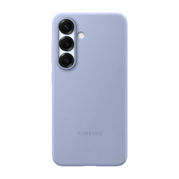 Samsung Galaxy S25 silikonikuori, vaaleansininen