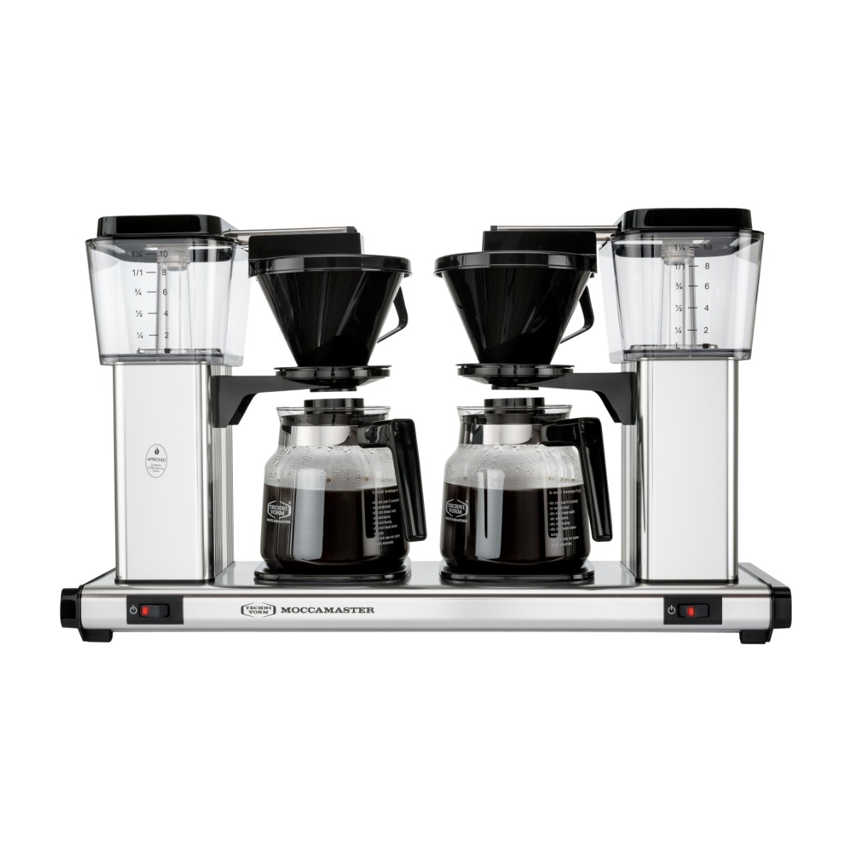 Moccamaster Manual Double kaffemaskine, Silver billede 1