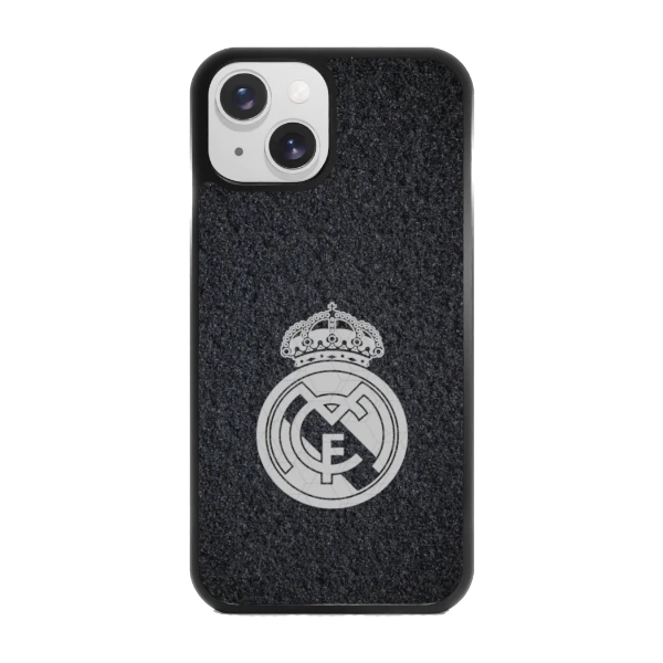 Phonecases3D iPhone 15 Real Madrid -3D suojakuori, musta