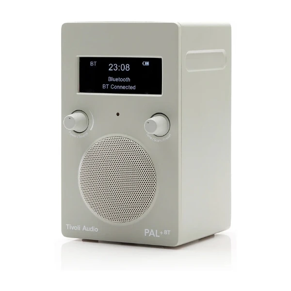 Tivoli Audio PAL+BT DAB+ bærbar radio, grå - Power.no