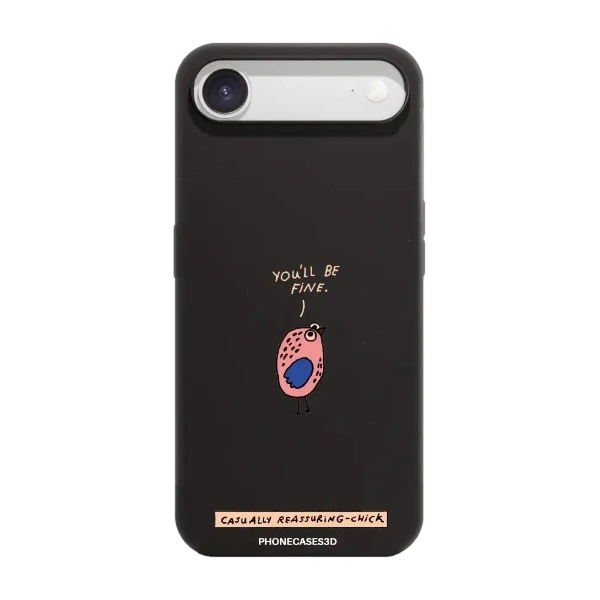 Phonecases3D iPhone Air Maja Säfström kompostoituva suojakuori, musta