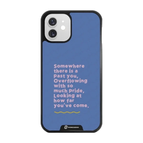 Phonecases3D iPhone 12 Jess Rachel Sharp -3D suojakuori, musta