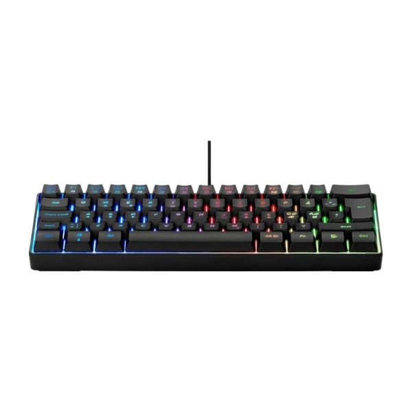 Next MX5 Mini 60 % pelinäppäimistö - Kalvokytkimet, musta - Power.fi