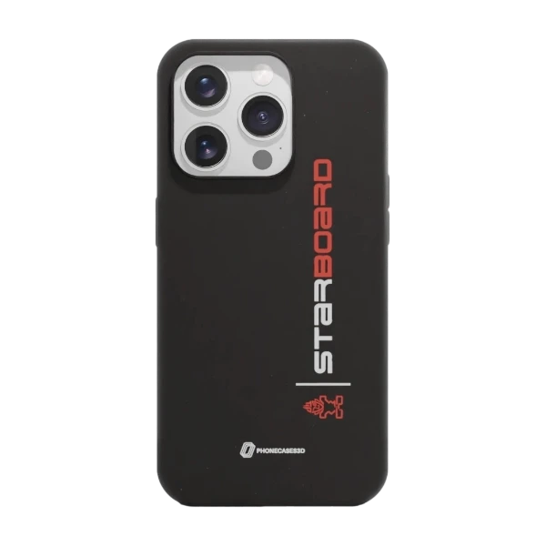 Phonecases3D iPhone 16 Pro Starboard kompostoituva suojakuori, musta