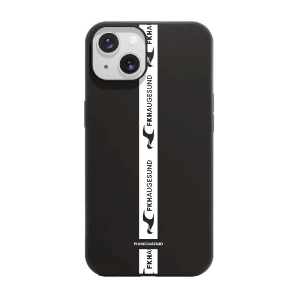 Phonecases3D iPhone 13 FK Haugesund kompostoituva suojakuori, musta