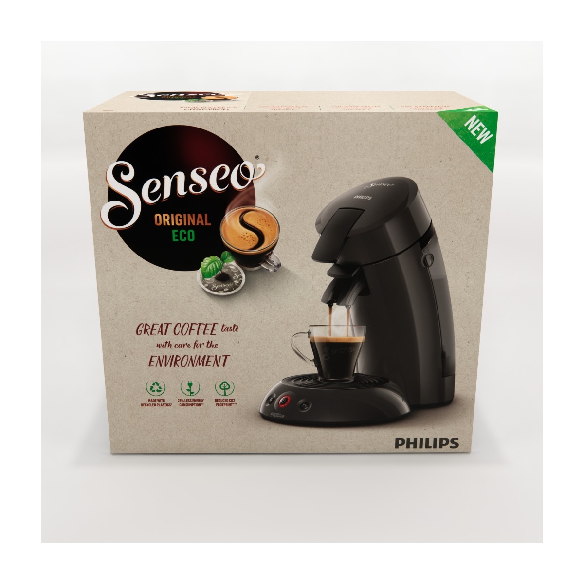 Philips Senseo Original ECO Cashmere Grey HD6552/32 billede 5