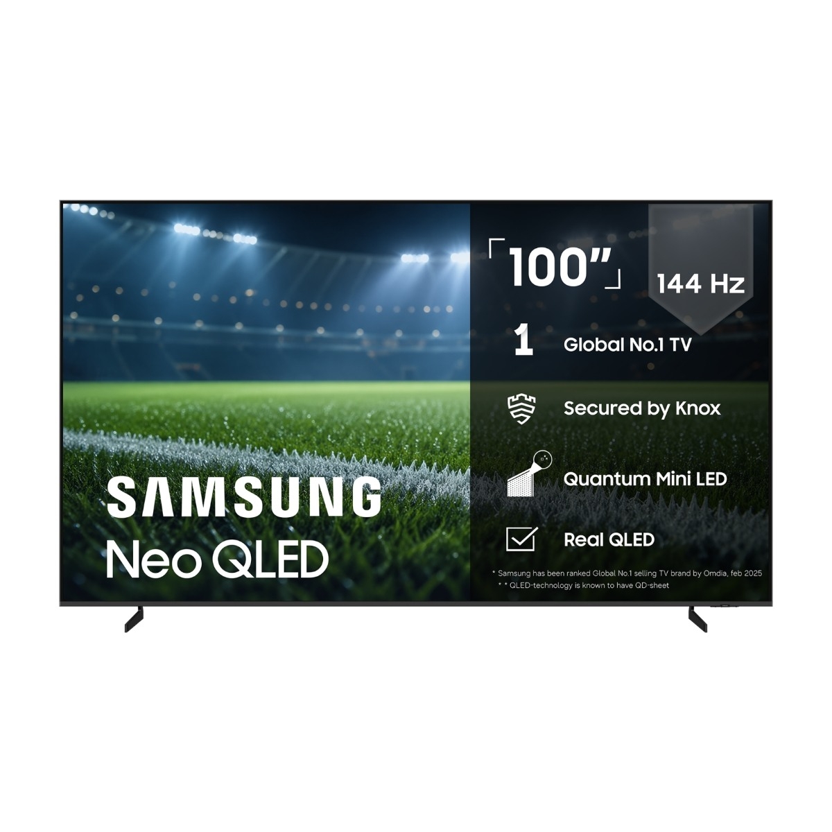 100" QN80F Neo QLED 4K Mini LED Smart TV (2025)