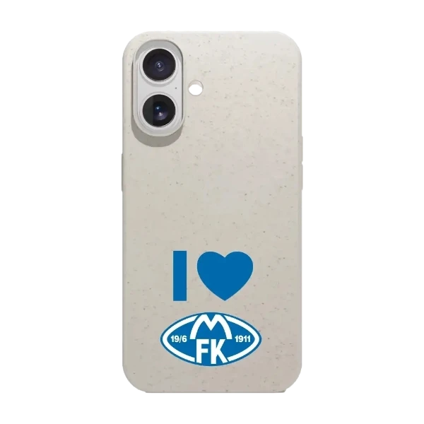 Phonecases3D iPhone 17 Molde FK kompostoituva suojakuori, valkoinen