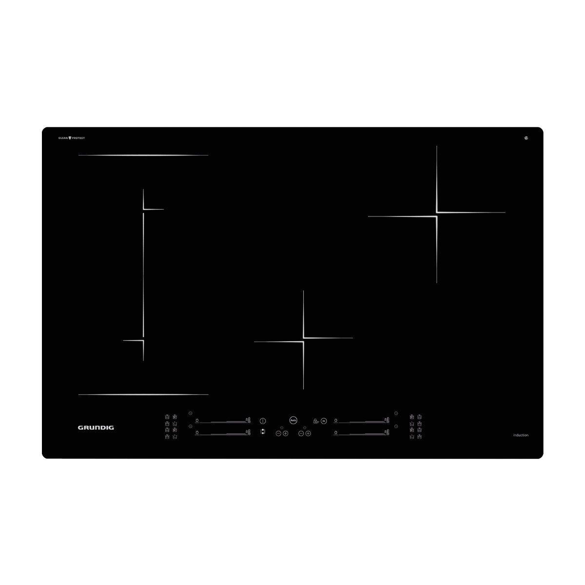 Grundig GR5500 GIEI824484N induktionskogeplade billede 1