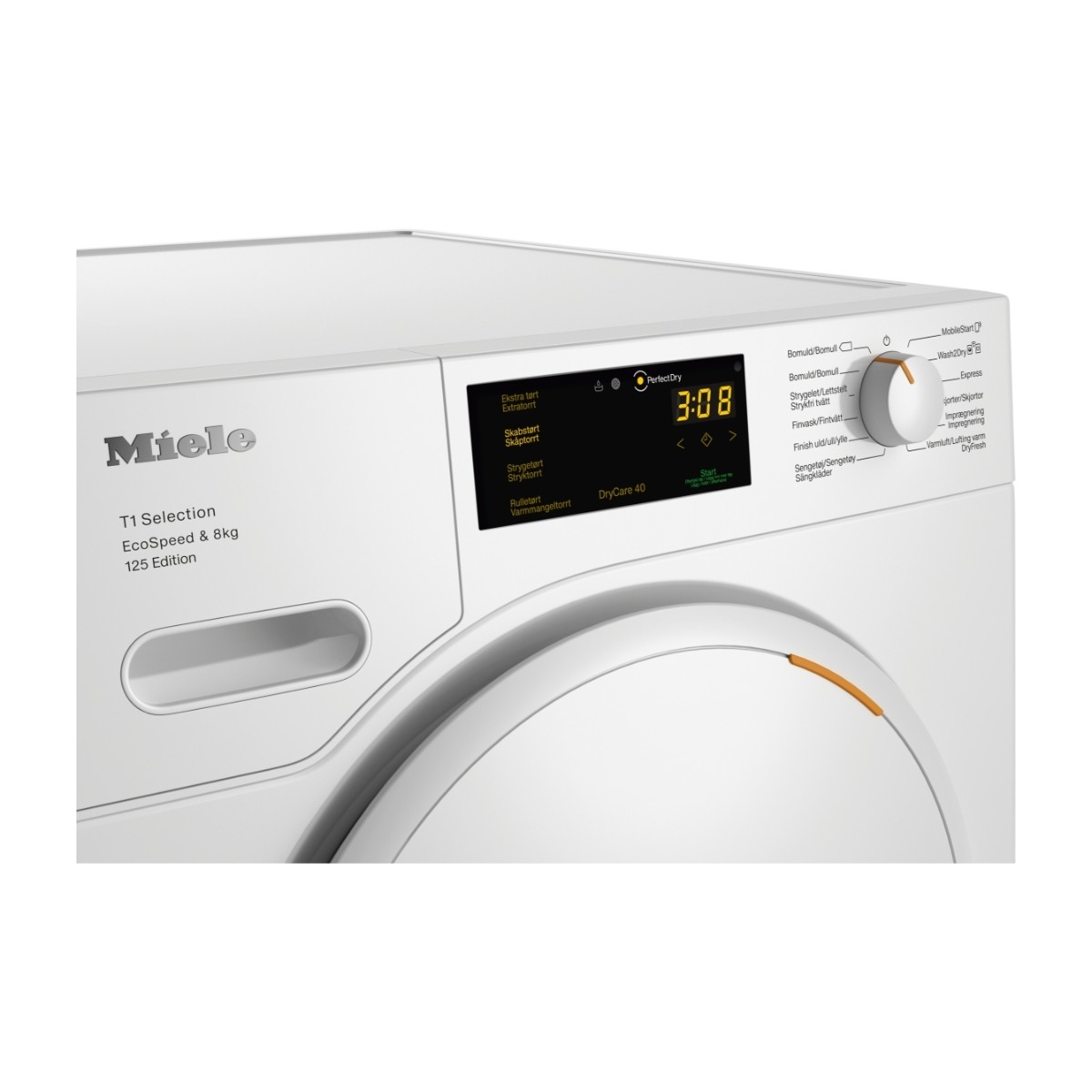 Miele Tørretumbler TSC663WP NDS LW EcoSpeed&8kg Hvid billede 4