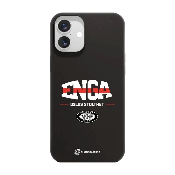 Phonecases3D iPhone 16 Plus VIF kompostoituva suojakuori, musta