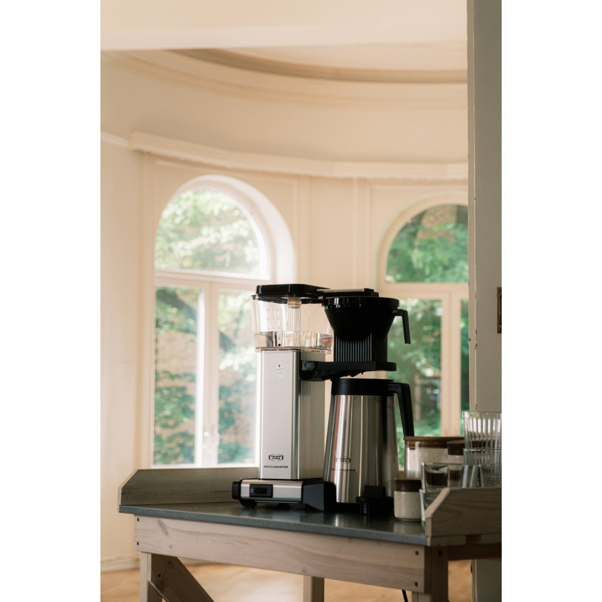 Moccamaster Automatic Thermo kaffemaskine, Polished Silver billede 7