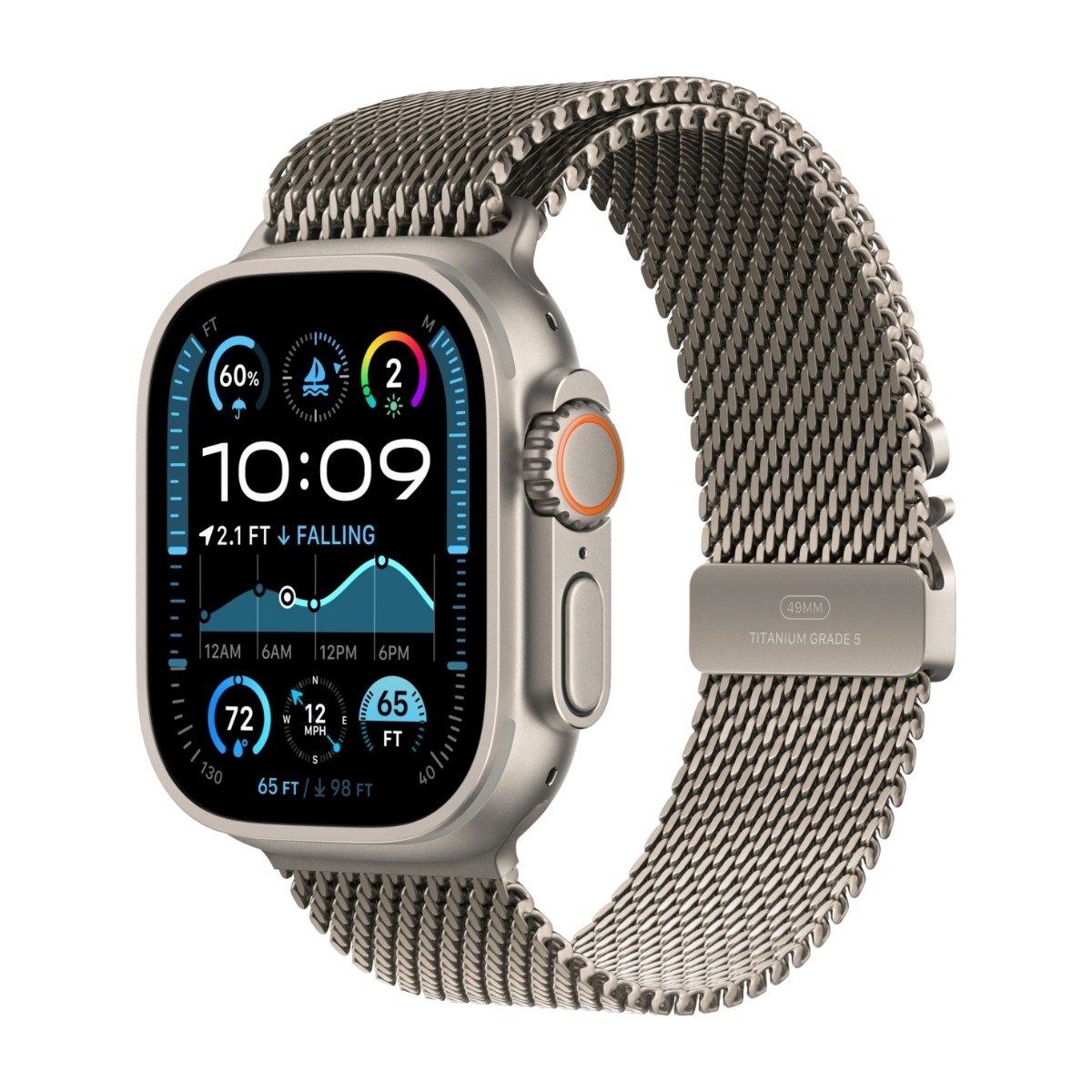 Watch Ultra 2 49mm GPS+CEL (Natural Titanium/Natural Titanium Milanese Loop) S