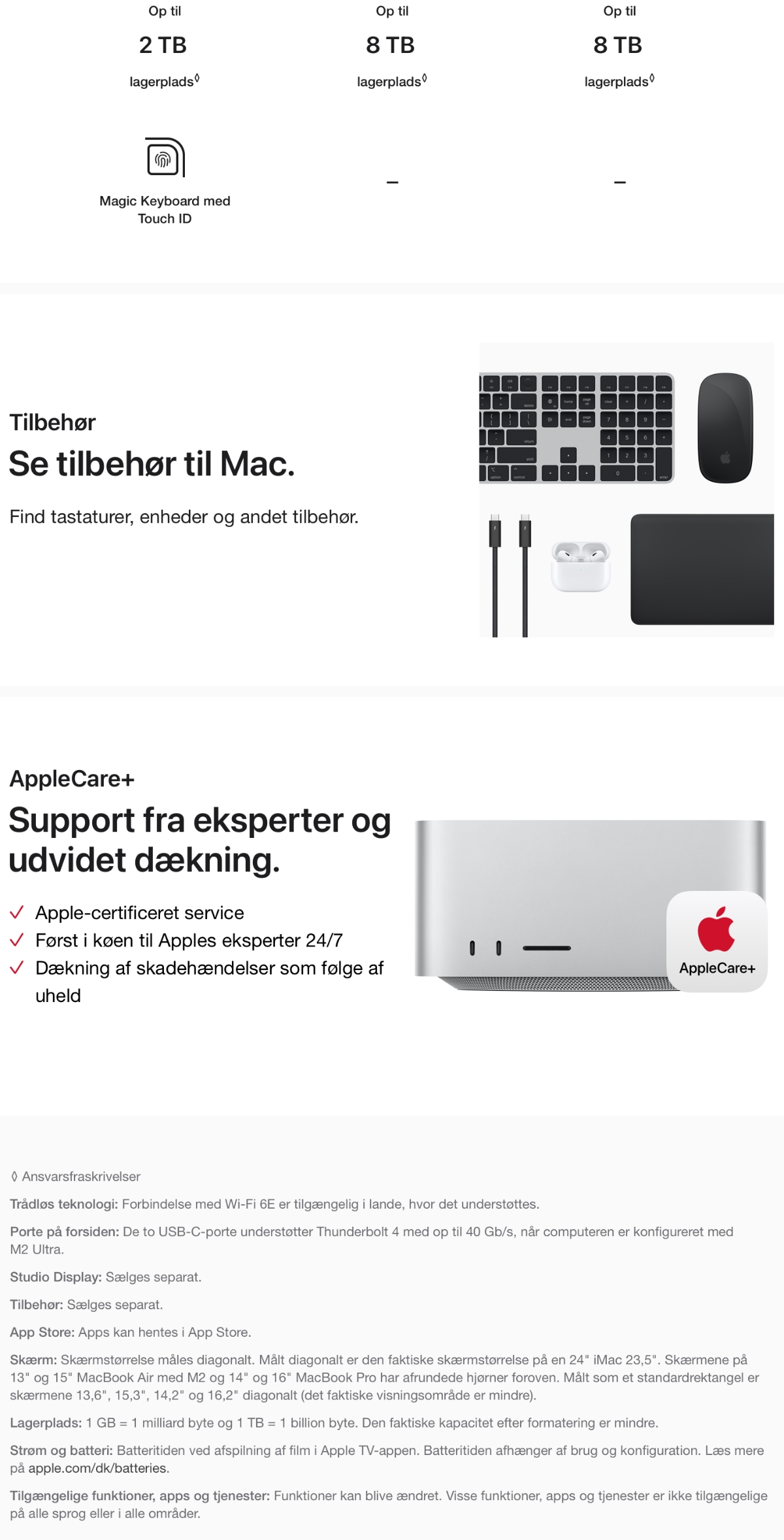 Apple Mac Studio (M2 Ultra) 1 TB - POWER.dk