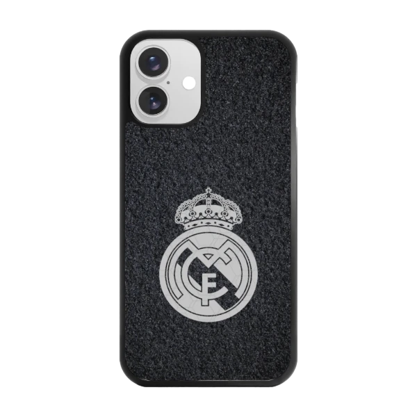 Phonecases3D iPhone 16 Plus Real Madrid -3D suojakuori, musta