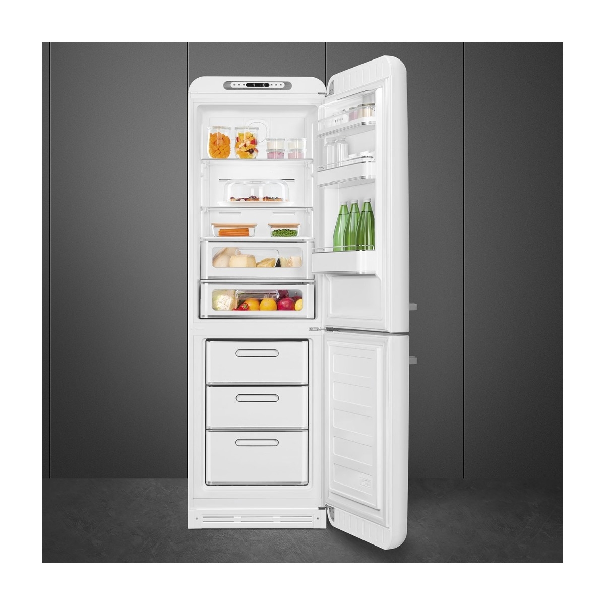 Smeg 50's Style FAB32RWH6 kølefryseskab billede 6