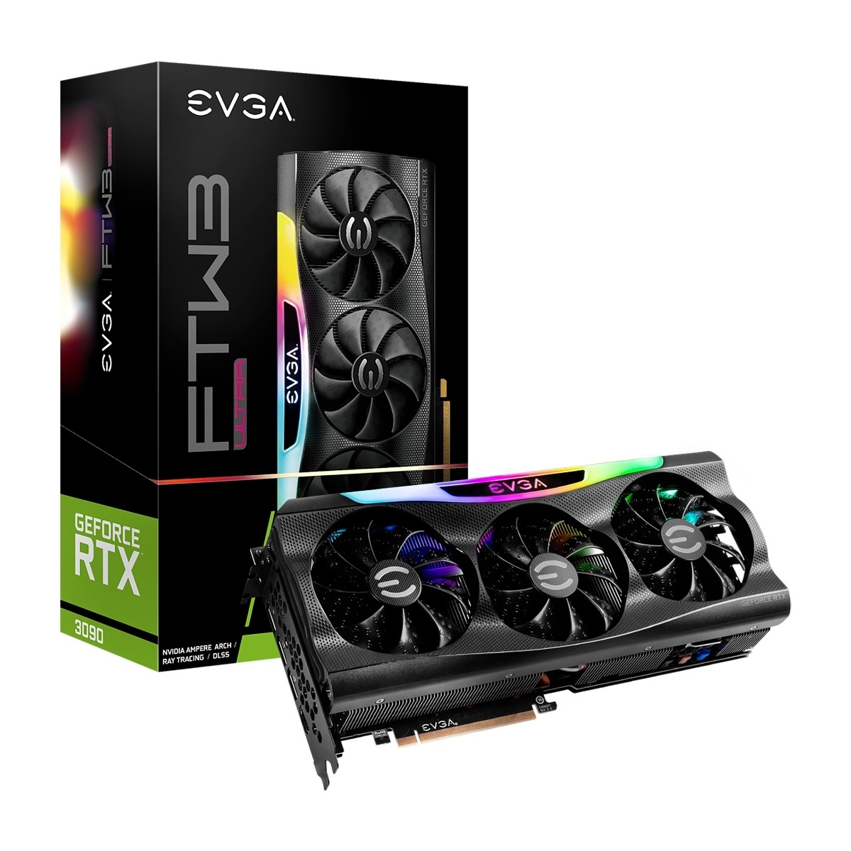 EVGA GF RTX 3090 FTW3 ULTRA 24GB GRAFIKKORT - POWER.dk