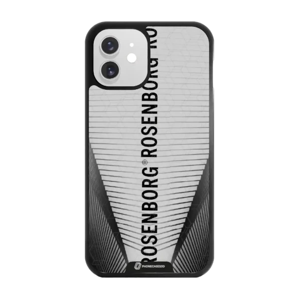 Phonecases3D iPhone 12 RBK -3D suojakuori, musta