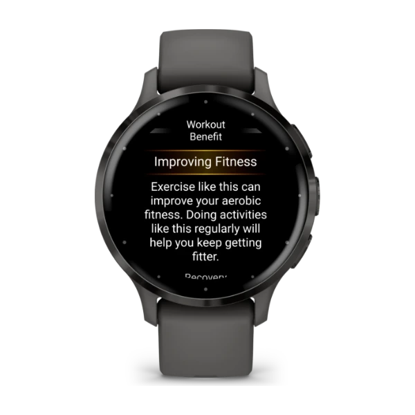 Garmin Venu 3S smartklokke, black sesame/slate - Power.no