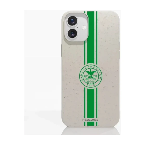 Phonecases3D iPhone 16 Plus HamKam kompostoituva suojakuori, valkoinen
