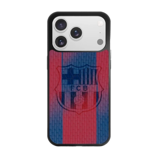 Phonecases3D iPhone 17 Pro FC Barcelona -3D suojakuori, musta