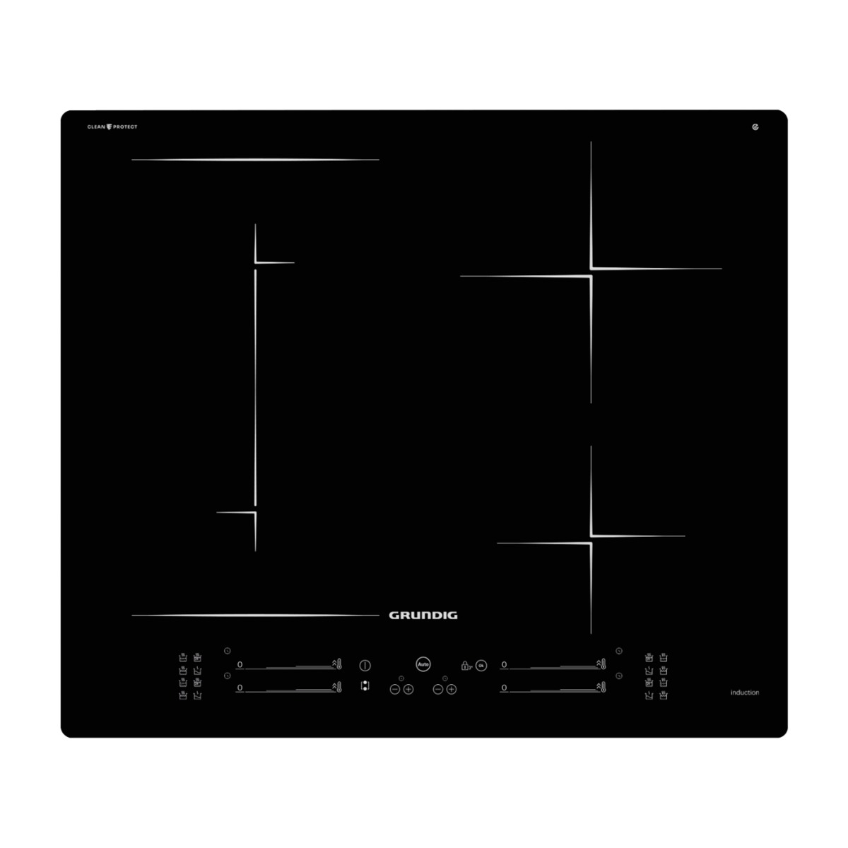 Grundig GR5500 GIEI624484N induktionskogeplade billede 1