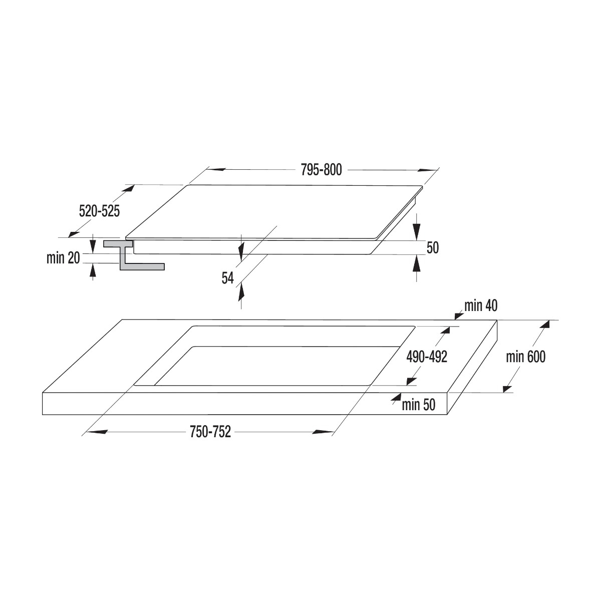 Gorenje ITE843BSC induktionskogeplade billede 2