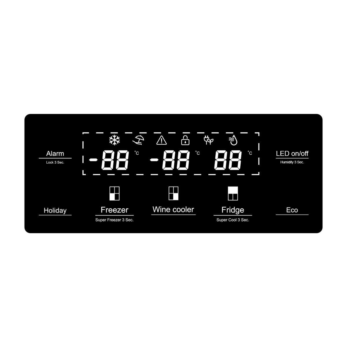 Point 7-Series POSBSW7595EBN kølefryseskab billede 7