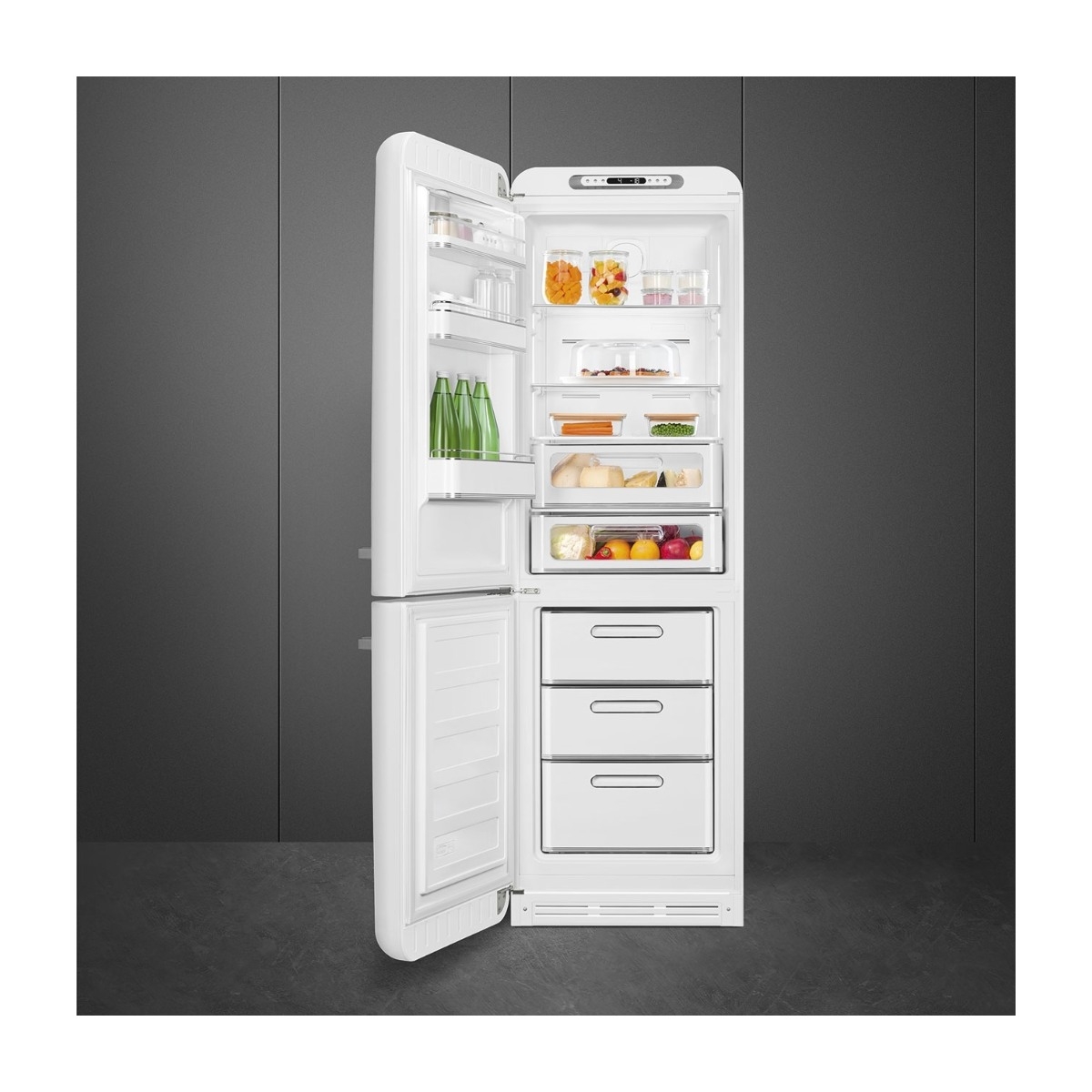 Smeg 50's Style FAB32LWH6 kølefryseskab billede 5