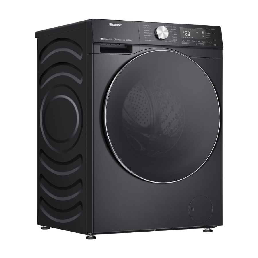 Hisense WD5S1045BB kombineret vaskemaskine/tørretumbler billede 5