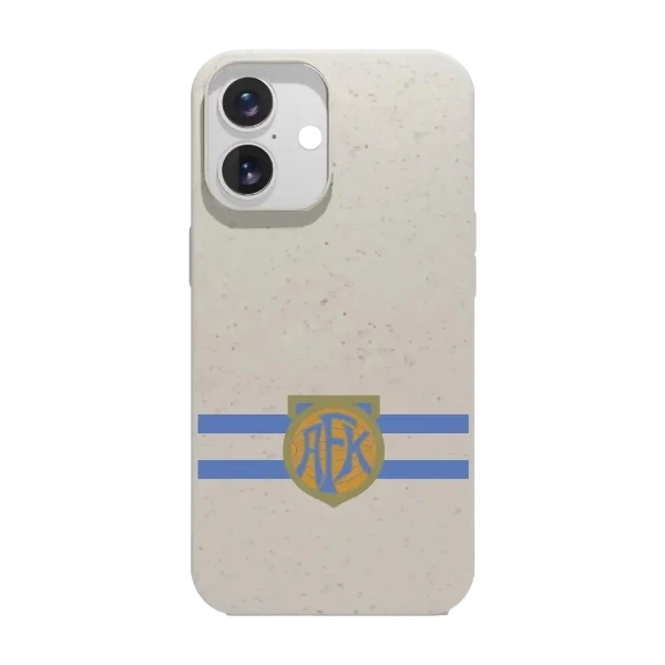 Phonecases3D iPhone 16 Aalesunds FK kompostoituva suojakuori, valkoinen