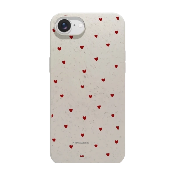 Phonecases3D iPhone 17e/16e Martine Halvorsen kompostoituva suojakuori, valkoinen