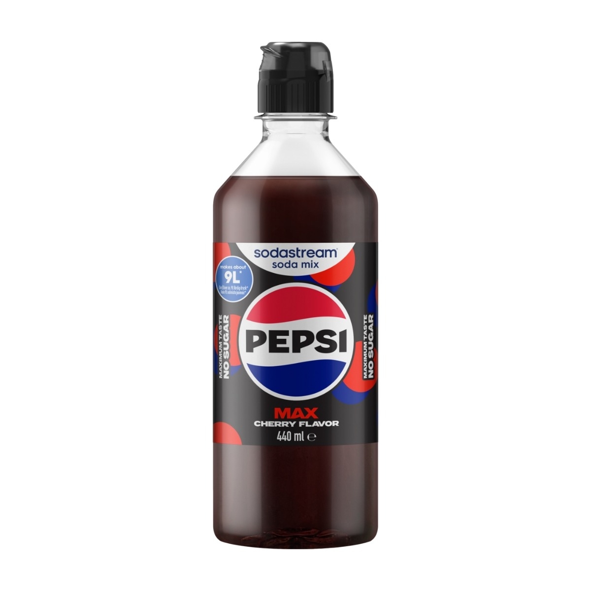 SodaStream Pepsi Max Cherry smakssirup, 440 ml