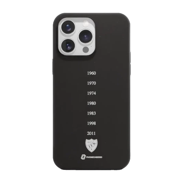 Phonecases3D iPhone 16 Pro Max HIFK Hockey kompostoituva suojakuori, musta