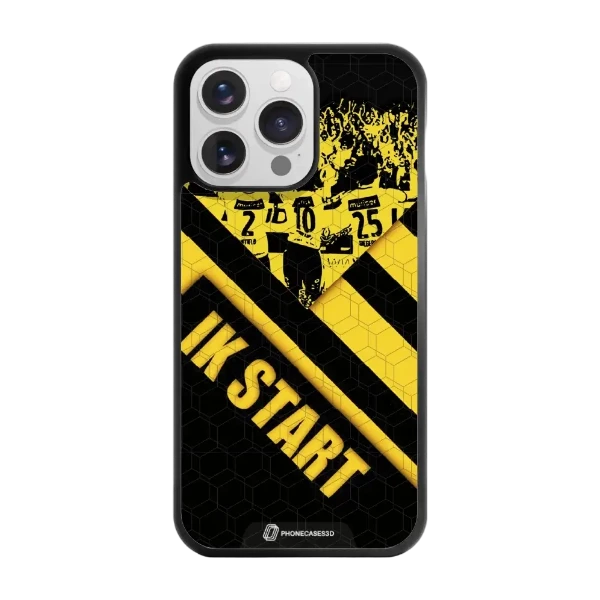 Phonecases3D iPhone 16 Pro Max IK Start -3D suojakuori, musta