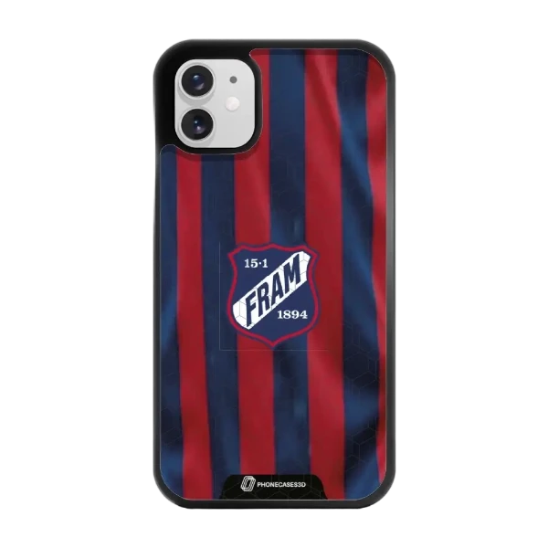Phonecases3D iPhone 11 IF Fram Larvik -3D suojakuori, musta