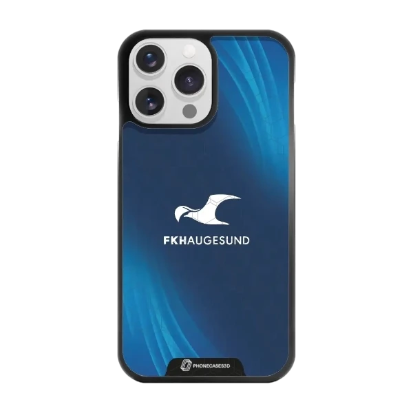 Phonecases3D iPhone 14 Pro FK Haugesund -3D suojakuori, musta