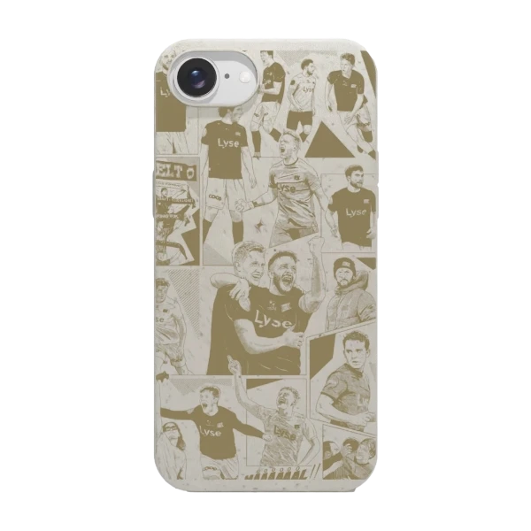 Phonecases3D iPhone 17e/16e Viking FK kompostoituva suojakuori, valkoinen
